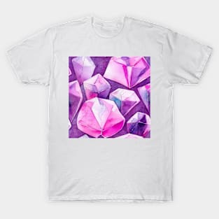 Watercolor diamond pattern T-Shirt